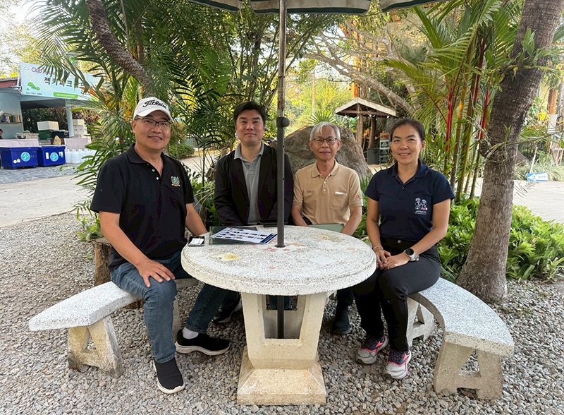 Mr. Kim Youngwook เลขาธิการองค์กร DPI-Korea ได้สำรวจความเป็นไปได้ในความร่วมมือเพื่อส่งเสริมกิจกรรมกอล์ฟที่คนพิการมีส่วนร่วม ที่ Jackie Park Golf & Resort อำเภอเชียงดาว