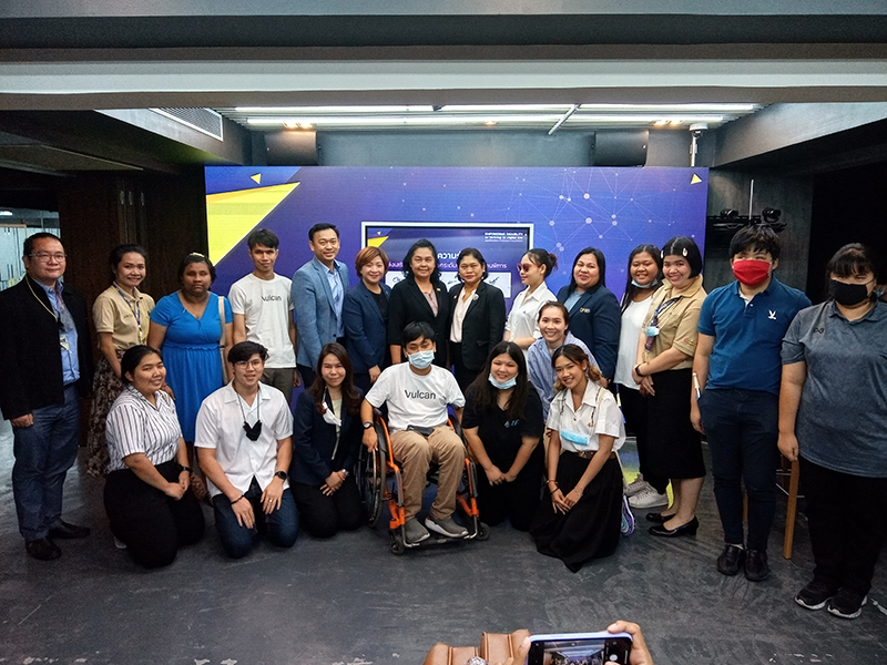 Group photo including representatives from DEPA, DEP, leaders with disabilities and business partners.