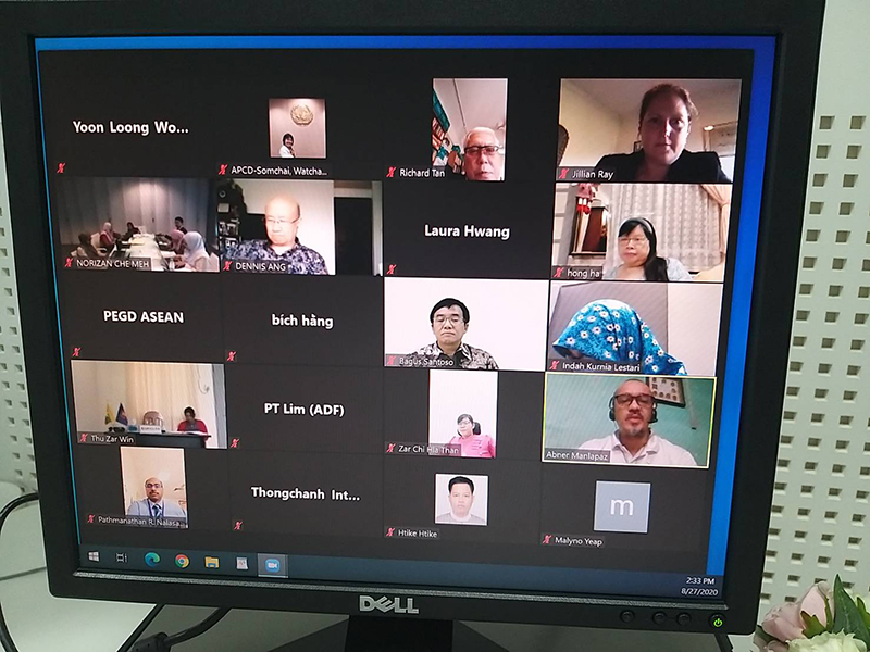 More than 75 participants in a Zoom platform and Live Channel, including AAN Representatives, Dr. Adriana Ginanjar, Chairperson and Mr. Dennis Ang, Chairperson of Fund Raising and Sponsorship Committee via a Zoom Platform, and Mrs. Erlinda 'Dang' Uy Koe, Honorary Chairperson via Facebook Live Channel