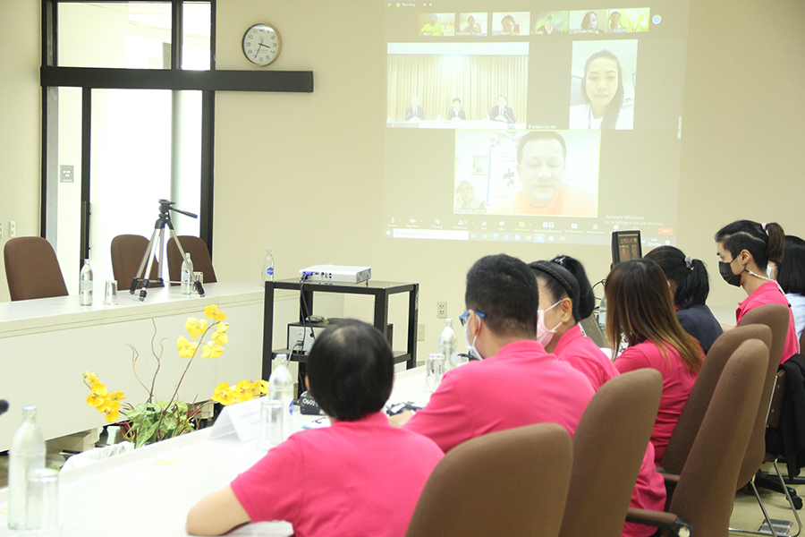 The opening ceremony program was moderated by Ms. Siriporn Praserdchat, Logistics Officer