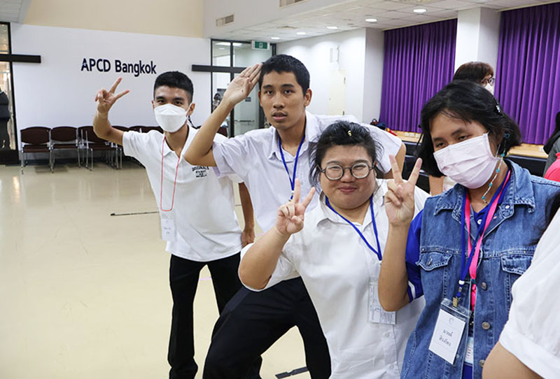 Skills Development for People with Disabilities towards Employment in Food and Service Industry Project 2024' by the Asia-Pacific Development Center on Disabilities and Department of Empowerment of Persons with Disabilities, March 6, 2567 (Training Day)