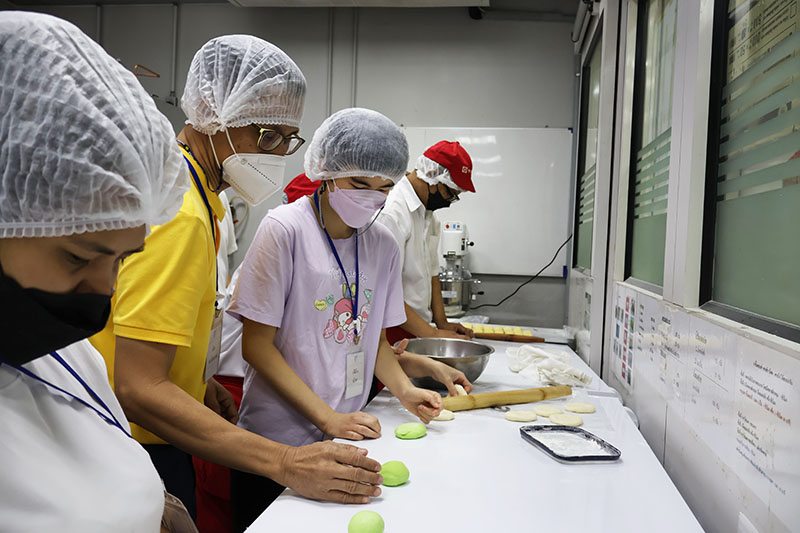 Skills Development for People with Disabilities towards Employment in Food and Service Industry Project 2024' by the Asia-Pacific Development Center on Disabilities and Department of Empowerment of Persons with Disabilities, March 6, 2567 (Training Day)