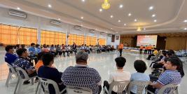 APCD resource persons delivered a lecture on disability inclusion disaster risk reduction to teachers on August 31, 2023, in Suphanburi, Thailand.