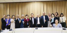 A group photo taken to commemorate the participation of attendees and organizers in this important meeting, which focuses on the collaboration program between APCD and JICA and its implementation in countries across the Asia-Pacific region.