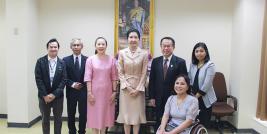 On 16 February 2023,  Associate Professor Naraporn Chan-o-cha, Vice-President of the DISTANCE LEARNING FOUNDATION UNDER THE ROYAL PATRONAGE visited the Asia-Pacific Development Center on Disability for collaboration in distance learning.