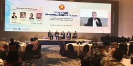 APCD Contributes Insights at 2023 AICHR Regional Consultation on ASEAN Enabling Masterplan 2025 Bangkok, December 5, 2023