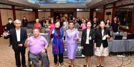 Group photo of key stakeholders of the training, representatives of DEP, re-source persons, APCD and participants after the official opening ceremony. 