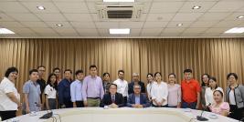 A group photo was taken with a group of delegates from NIDIR, MOFA, and APCD staff.