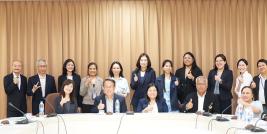 A group photo taken with attendees and organizers in the Key Stakeholders’ meeting