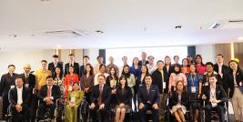 A group photo of participants, organizers and resource persons at the opening ceremony session. 