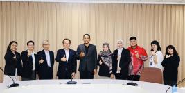 Group photos of the visitation of the Selangor Disabled Council Delegation, Malaysia with APCD staff.
