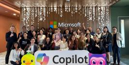 A group picture featuring participants from diverse organizations who attended the event onsite.