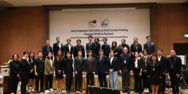 Group Photo among organizers, evaluation team from International Development Center of Japan and participants.