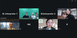 Group photo of meeting participants, included staff from The Nippon Foundation (TNF) and APCD and research team.