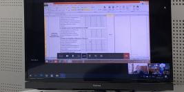 APCD Community Development Department Team had an online meeting with Mr. Mark Morris, Teacher of the subject ‘Community Development Work and International Aid’ as the student supervisor before the meeting.