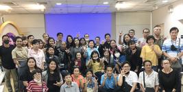 Group photo of participants, resource persons, observers and sign language interpreters at opening ceremony