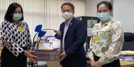 New Year gifts’ basket from Chitralada School to APCD for New Year Greetings