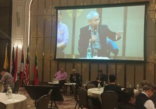 Representative from ASEAN Disability Forum and APCD representative presented on the significant roles of their organizations on promoting the rights of persons with disabilities to a safe, clean, healthy and sustainable environment.  