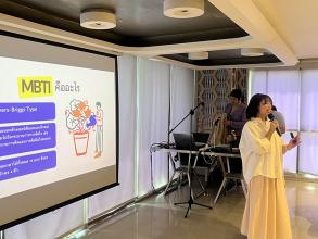 Ms. Thorfan Dechachainimit, resource person shared overview of MBTI and its key concepts.