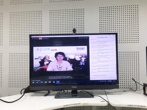Welcome message and purposes of session delivered by Ms. Maki Hayashikawa, Chief of Section for Inclusive Quality Education, UNESCO Bangkok