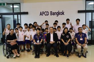 Thai-Japanese Association School Students Participate in Hands-On Vocational Skills Class at APCD