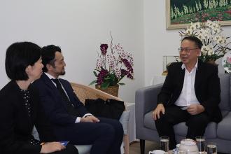 Mr. Piroon Laismit, Executive Director of APCD, received the JICA delegation, which included Ms. Rie Komahashi, newly appointed Senior Representative of JICA Thailand Office, and Mr. Ryoichi Kawabe, outgoing Senior Representative.