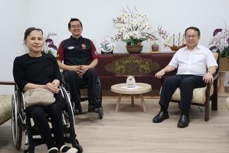 Mr. Krisana Lalai, President of the Friendly Design for All Foundation, Pays Courtesy Call and Extends New Year Greetings to APCD Executive Director