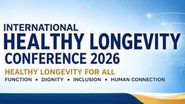 Poster for the International Healthy Longevity Conference 2026.
