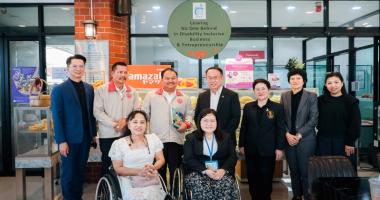 Group photo after the Committee on Social Welfare visits the APCD 60+ Plus Bakery.