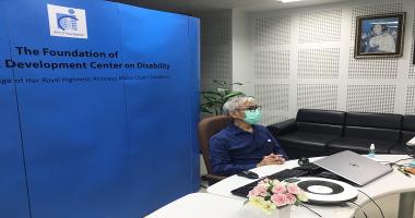 Mr. Somchai Rungsilp, Community Development Manager, suggested that the activities on promoting CRPD which were done by Local Administrative Organizations (Laos) in Thailand should be shared in the activity report as a contribution from the local government.