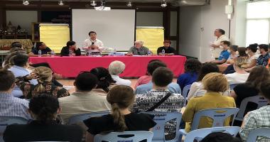 Diversity and inclusion in action: APCD speakers with disabilities and former Peace Corps volunteers exchanged experiences with US volunteers on 30 March 2023 at Don Chedi District, Suphanburi Province