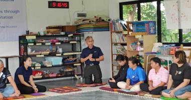 Picture 1: Mr. Somchai Rungsilp participated as a resource person of DBF activities to promote Family and Community-Based Inclusive Development. 