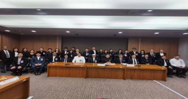Group Photo of meeting delegates, including Ms. Supaanong Panyasirimongkol (Sixth person from the rightest, back row)