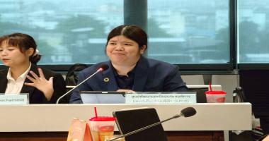 Ms. Supaanong Panyasirimongkol, Networking & Collaboration Officer, gave her perspective on the actual relations of persons with Autism and their family members.
