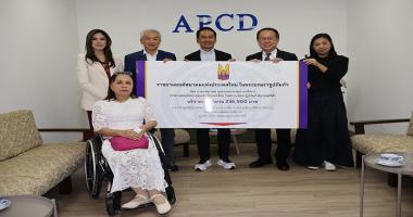 Royal Automobile Association of Thailand Presents Donation to Asia-Pacific Development Center on Disability Foundation (APCD / ศพอ.) to Support Persons with Disabilities