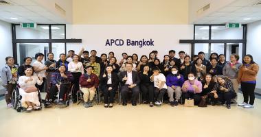 APCD ต้อนรับคณะศึกษาดูงานการฝึกอาชีพคนพิการ